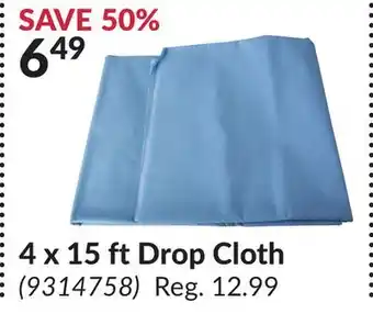 Princess Auto 4 x 15 ft Drop Cloth offer