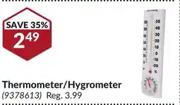 Princess Auto Thermometer/Hygrometer offer