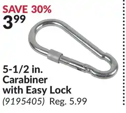 Princess Auto 5-1/2 in. Carabiner with Easy Lock offer