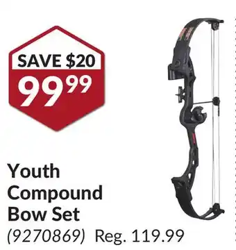 Princess Auto Youth Compound Bow Set offer