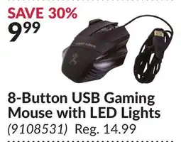 Princess Auto 8-Button USB Gaming Mouse with LED Lights offer