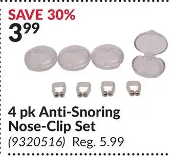 Princess Auto 4 pk Anti-Snoring Nose-Clip Set offer