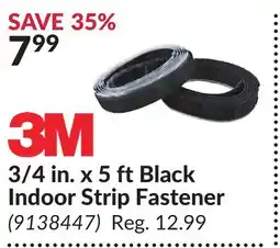 Princess Auto 3/4 in. x 5 ft Black Indoor Strip Fastener offer