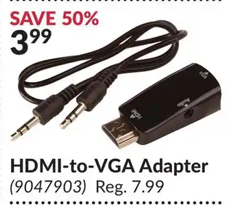 Princess Auto HDMI-to-VGA Adapter offer