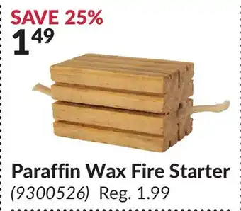 Princess Auto Paraffin Wax Fire Starter offer