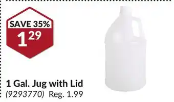 Princess Auto 1 Gal. Jug with Lid offer