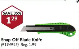 Princess Auto Snap-Off Blade Knife offer