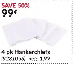 Princess Auto 4 pk Hankerchiefs offer