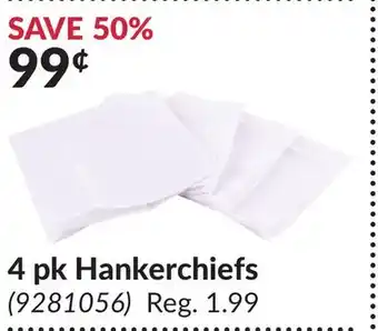 Princess Auto 4 pk Hankerchiefs offer