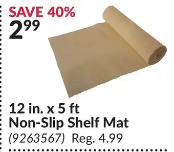 Princess Auto 12 in. x 5 ft Non-Slip Shelf Mat offer