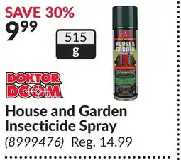 Princess Auto House and Garden Insecticide Spray offer