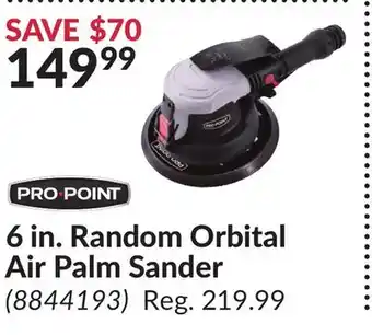 Princess Auto 6 in. Random Orbital Air Palm Sander offer