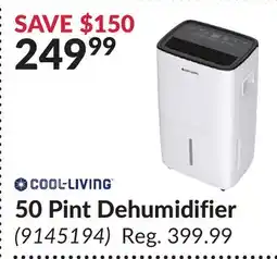 Princess Auto 50 Pint Dehumidifier offer