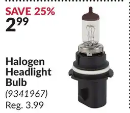 Princess Auto Halogen Headlight Bulb offer