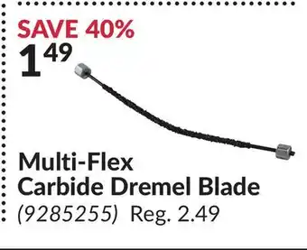 Princess Auto Multi-Flex Carbide Dremel Blade offer