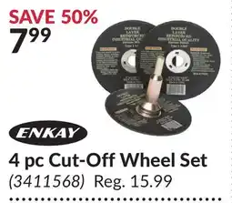 Princess Auto ENKAY 4 pc Cut-Off Wheel Set offer