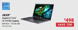 Visions Electronics Acer Aspire 5 15.6 i3-1315U Laptop offer