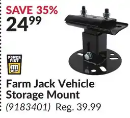 Princess Auto Farm Jack Vehicle Storage Mount offer