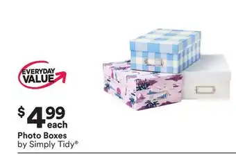 Michaels Photo Boxes by Simply Tidy offer