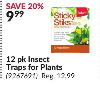 Princess Auto 12 pk Insect Traps for Plants offer