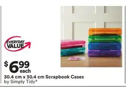 Michaels 30.4 cm x 30.4 cm Scrapbook Cases by Simply Tidy offer