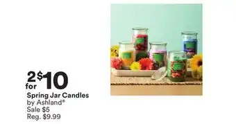 Michaels Spring Jar Candles by Ashland offer