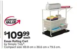 Michaels Essex Rolling Cart by Simply Tidy offer