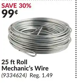 Princess Auto 25 ft Roll Mechanic's Wire offer