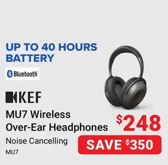 Visions Electronics MU7 Wireless Over-Ear Headphones offer