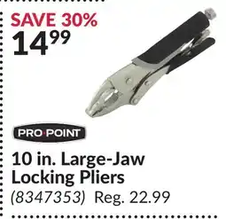 Princess Auto 10 in. Large-Jaw Locking Pliers offer