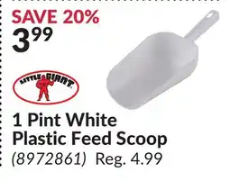 Princess Auto 1 Pint White Plastic Feed Scoop offer