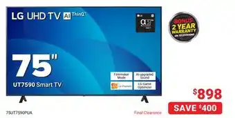 Visions Electronics LG UHD Smart TV offer