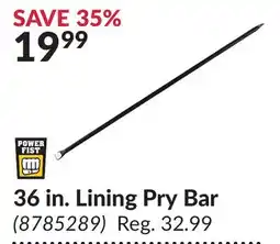 Princess Auto 36 in. Lining Pry Bar offer