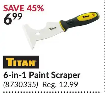 Princess Auto 6-in-1 Paint Scraper offer