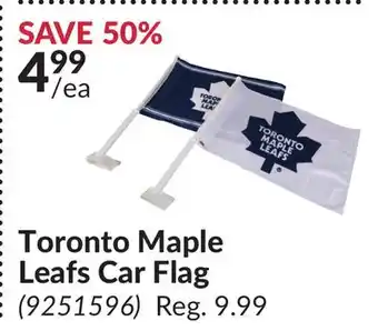 Princess Auto Toronto Maple Leafs Car Flag offer