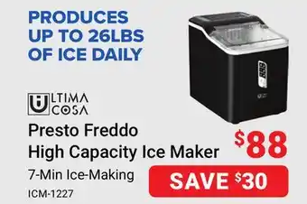 Visions Electronics Presto Freddo High Capacity Ice Maker 7-Min Ice-Making offer