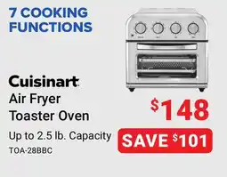 Visions Electronics Cuisinart Air Fryer Toaster Oven offer