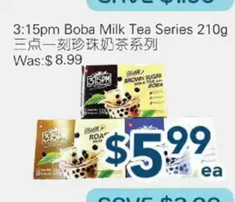 Oceans Fresh Food Market Boba Milk Tea Series offer