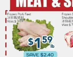 Oceans Fresh Food Market Frozen Pork Feet offer