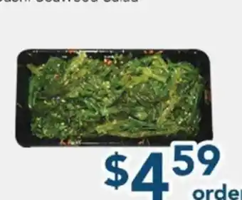 Oceans Fresh Food Market Sushi Seaweed Salad offer