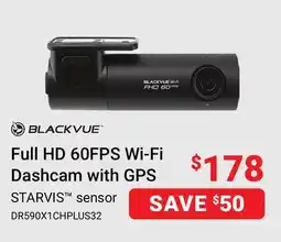 Visions Electronics BLACKVUE Full HD 60FPS Wi-Fi Dash cam with GPS offer