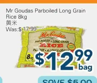 Oceans Fresh Food Market Mr Goudas Parboiled Long Grain Rice offer