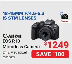 Visions Electronics Canon EOS R10 Mirrorless Camera offer