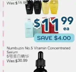 Oceans Fresh Food Market Numbuzin No 5 Vitamin Concentrated Serum offer