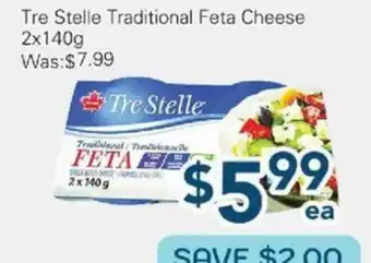 Oceans Fresh Food Market Tre Stelle Traditional Feta Cheese offer