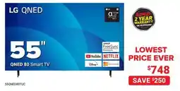 Visions Electronics LG 55 QNED 80 Smart TV offer