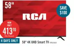 The Brick RCA 58 4K Roku Smart TV offer