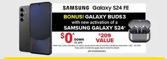 Visions Electronics BONUS! GALAXY BUDS3 SAMSUNG GALAXY S24^ offer