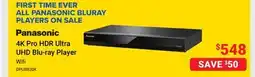 Visions Electronics Panasonic 4K Pro HDR Ultra UHD Blu-ray Wi-fi offer