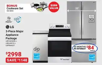 Visions Electronics 3-Piece Major Appliance offer